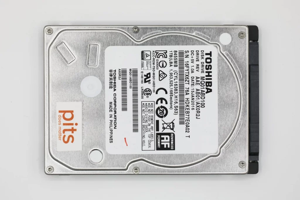 Toshiba Hard Disk Drive Data Recovery