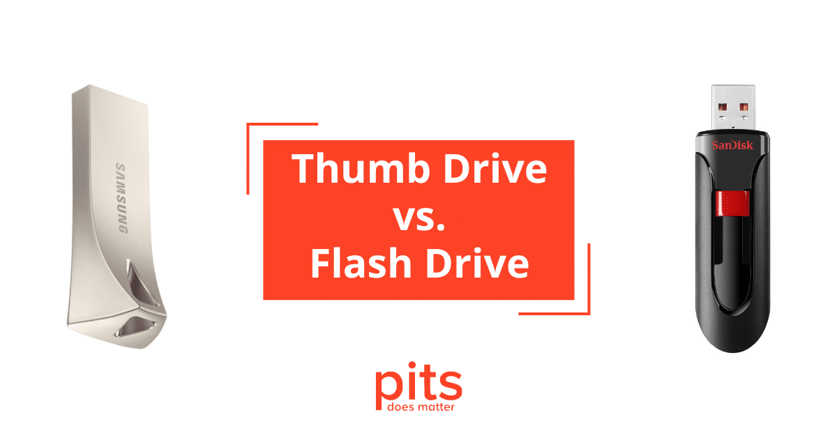 What is the Difference Between a Thumb Drive and a Flash Drive