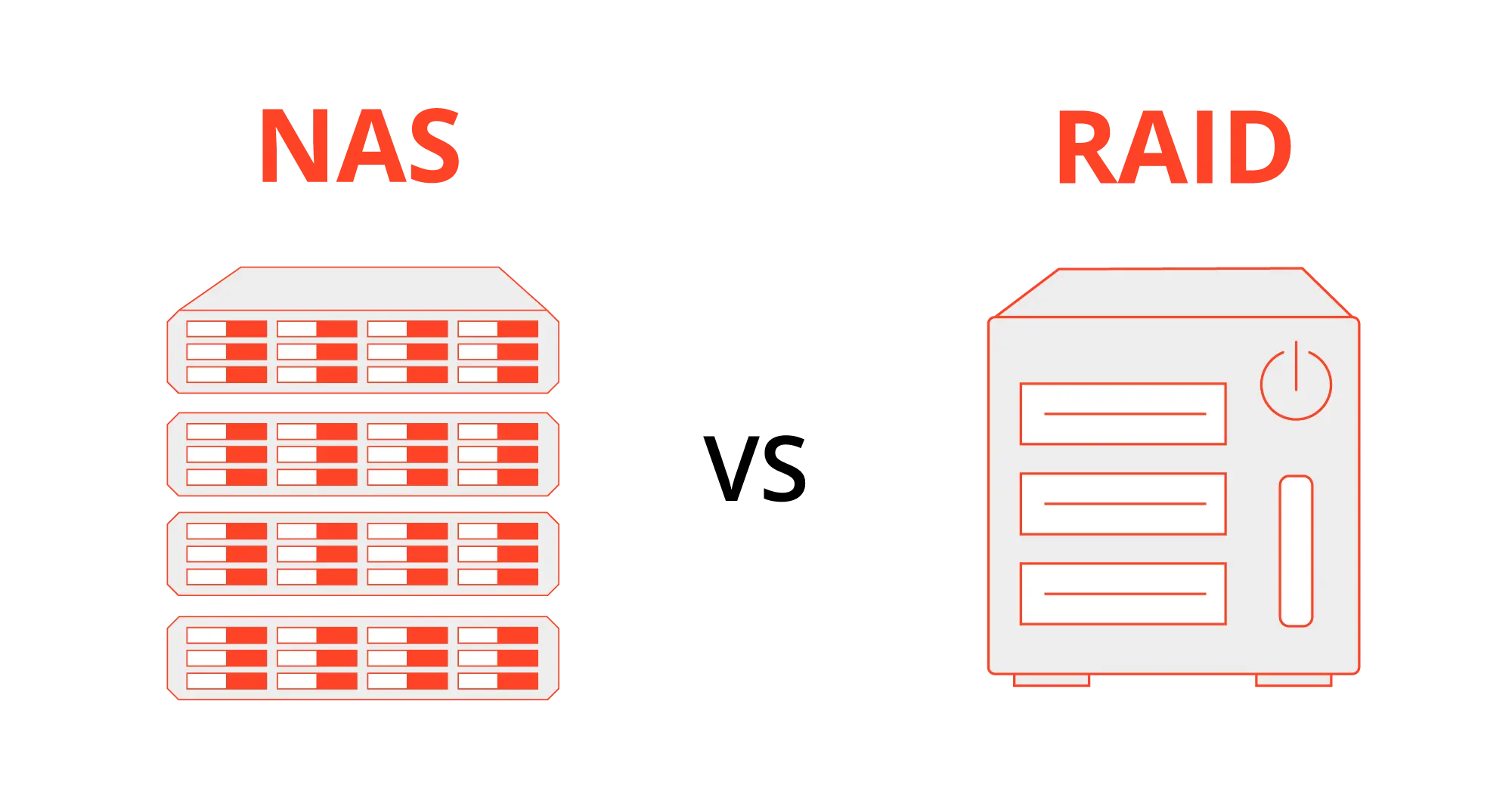 Difference Between NAS vs RAID