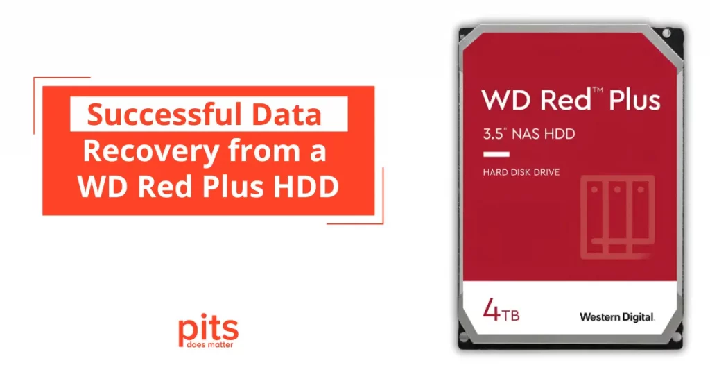 Successful Data Recovery from a WD Red Plus HDD